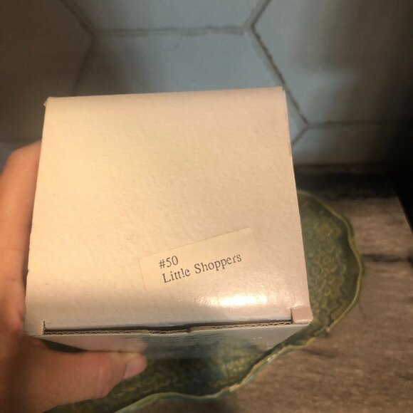 VINTAGE EMPEROR ART CREATIONS LITTLE SHOPPERS #50 CHRISTMAS CANDLE - Picture 7 of 9